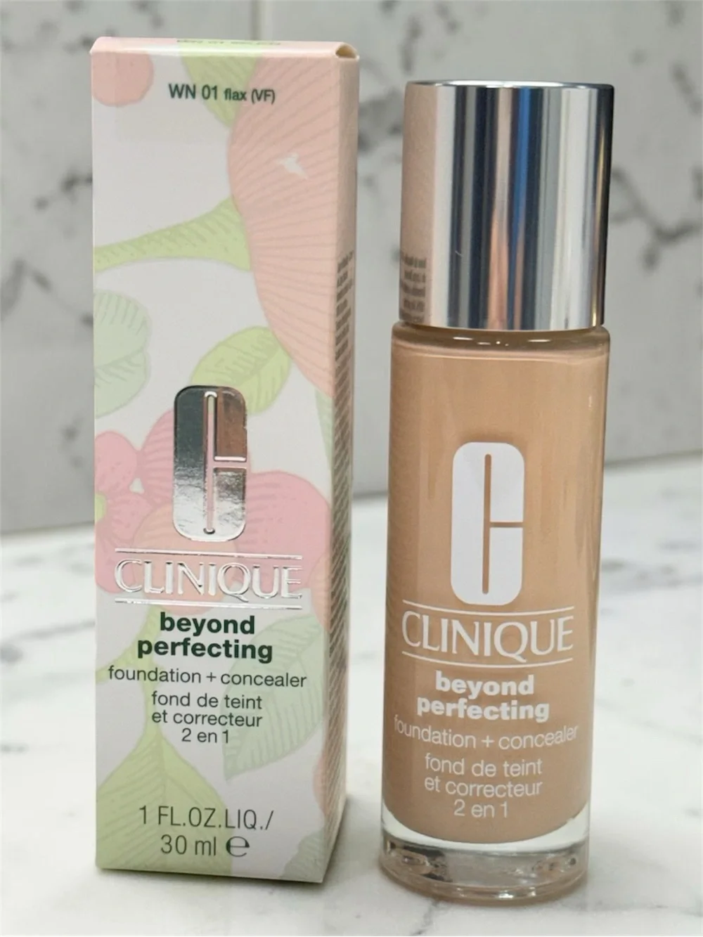 Clinique Beyond Perfecting Foundation Concealer WN01 Flax 1oz Full Cover
